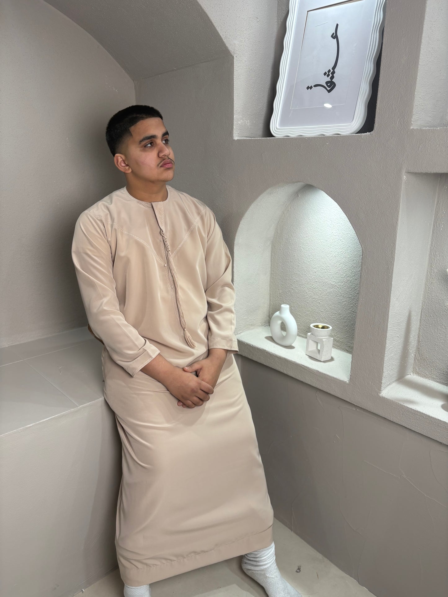 Beige Emirati Thobe