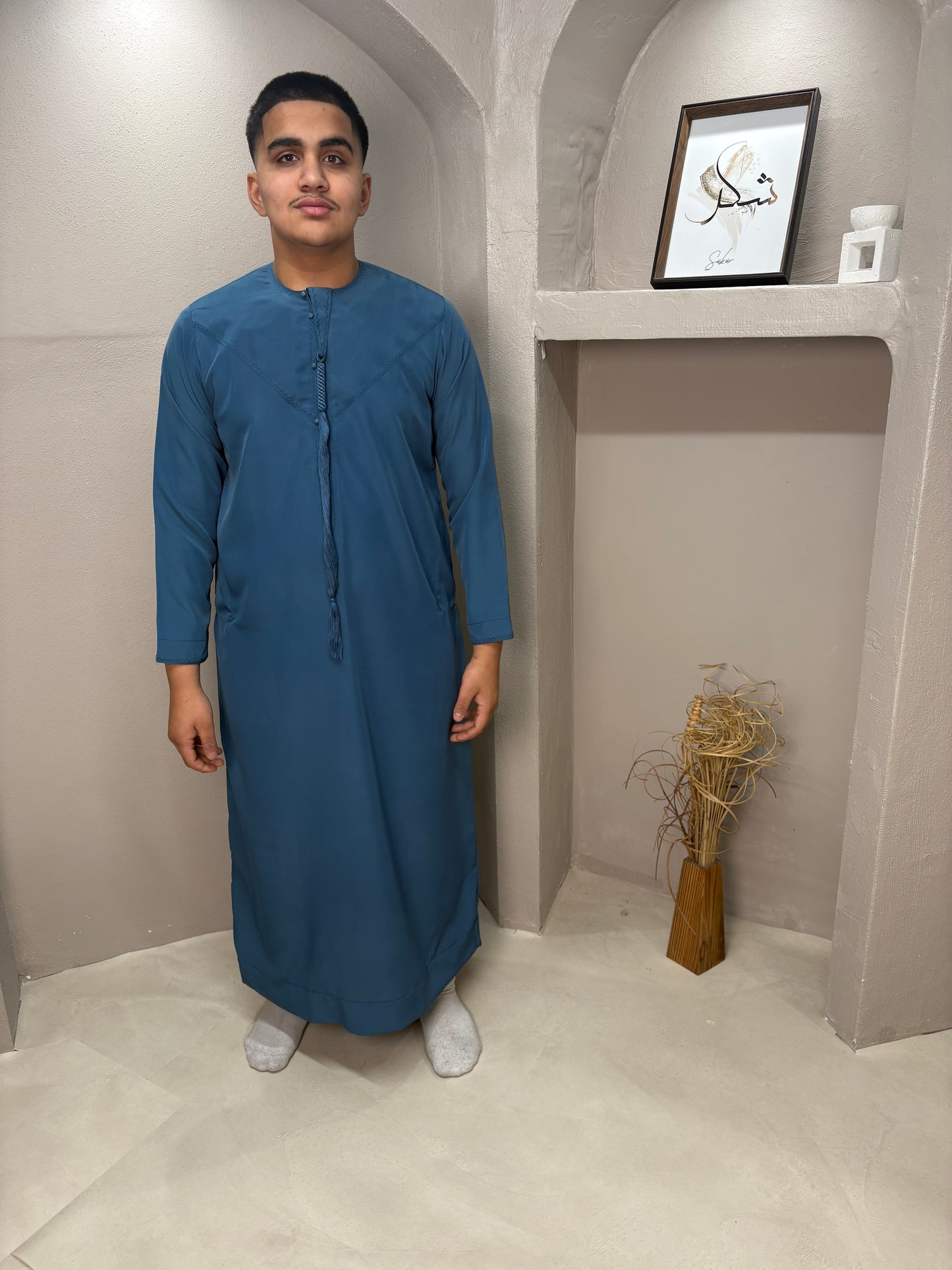 Royal Blue Emirati Thobe