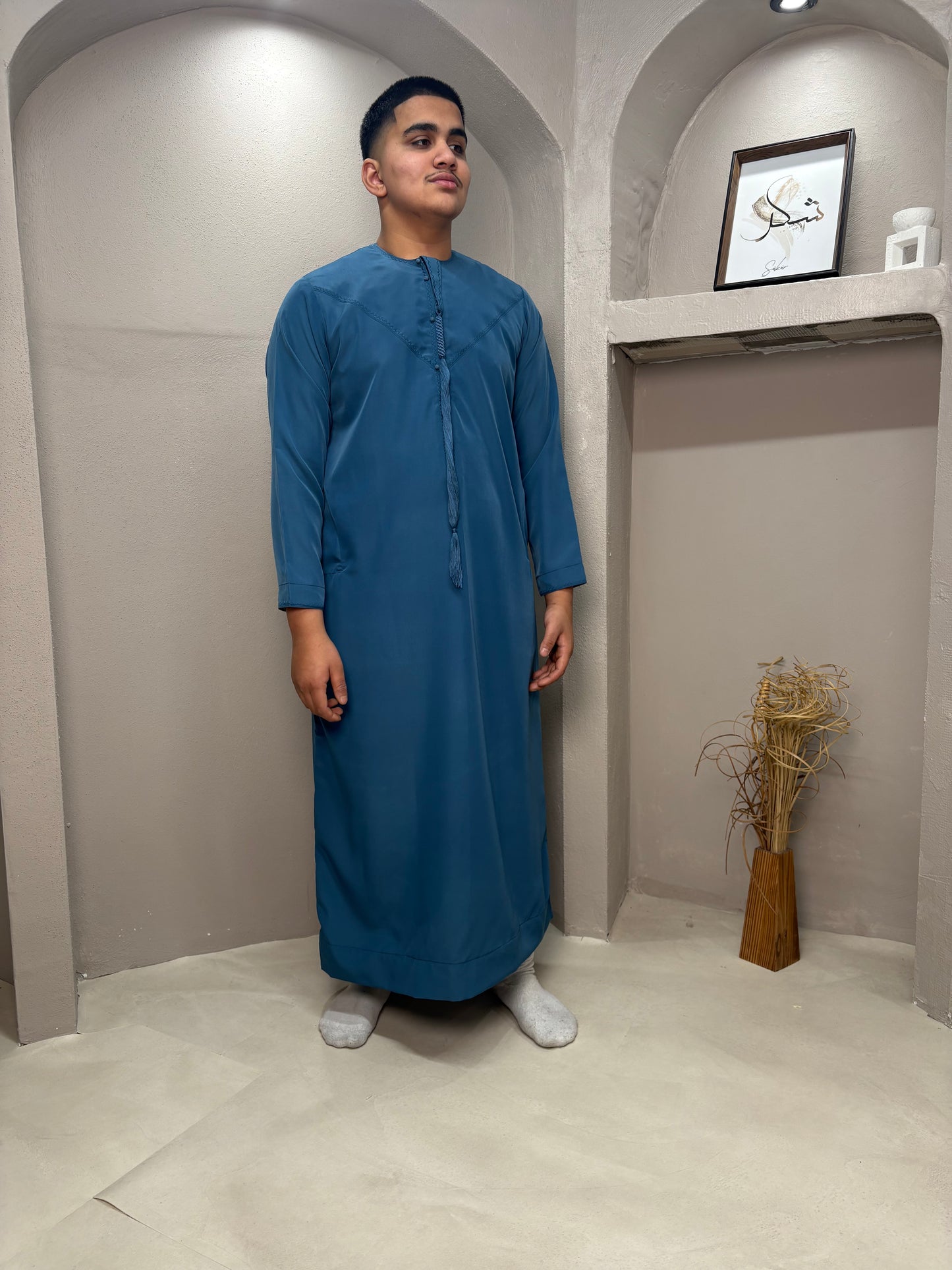 Royal Blue Emirati Thobe