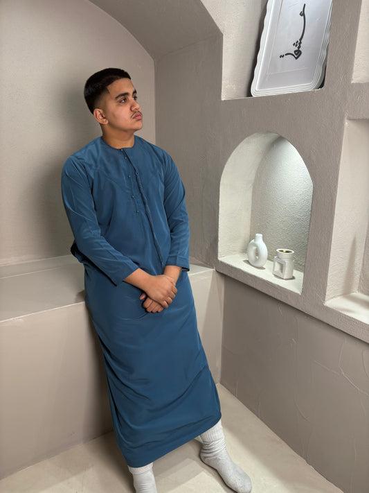 Royal Blue Emirati Thobe